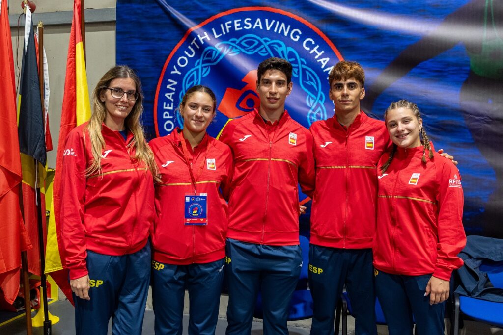 Representantes de Castilla y León en el Europeo Júnior de Playa de Salvamento y Socorrismo